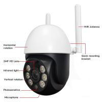 cámaras de vigilancia wifi, cámara de vigilancia wifi ip de 2mp zoom digital 4x visión nocturna monitor de video de vigilancia a todo color inalámbrico al aire libre impermeable, seguridad wifi al aire libre cámaras de seguridad wifi - details 6