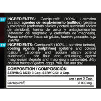 ERIX NUTRICION | CARNITINE Carnipure 90 CAPS | PERDIDA DE PESO | Quema grasas | 3000 MG por Dosis Diaria de Carnitina de Máxima Absorción y Eficacia | Alta Pureza y Calidad | Vegano | Sin Gluten - details 7