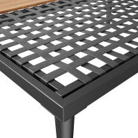 Tumbonas para Terrazas, tumbonas dobles, tumbonas de exterior, sofás Cama impermeable multifuncional, tumbonas Dobles con estantes, tumbonas para Terrazas, Jardines y Balcones - details 5