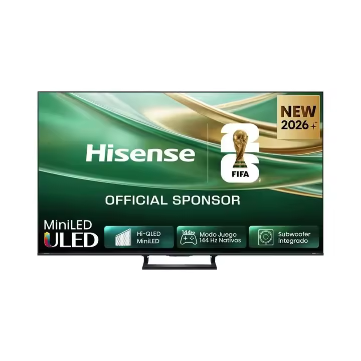 TV Hisense  65E8S HomeOS U9 65" QLED 4K Ultra HD  | Dolby Vision, Gaming PRO, Hi-View AI Engine, Marco metálico - 1