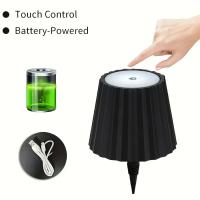 Lámpara De Mesa En Forma De Botella Sin Cable Con Comando Táctil 3 Colores Gradiente Continuo Vela De Noche Adecuada Para Bar - details 3