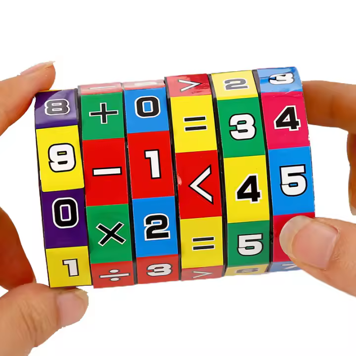 Juguete De Matemáticas Montessori Cubo De Números Y Cilindros Magia Para Niños Juego De Conteo Educativo Aprendizaje Para Niños De 3 a 12 Años - 1
