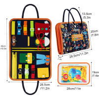Juguete Educativo Montessori Para Niños Juego De Rompecabezas De Peluche Bolsa Ocupada De Actividades Para Entrenamiento Temprano De Niños Aprendizaje Preescolar - details 6