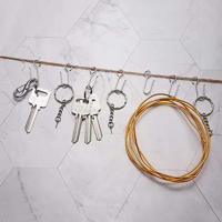 50PCS Gancho De Metal Para Cortina Herramientas De Decoración Doméstica Accesorios Para Rieles Y Travesesías De Cortinas Estilo Moderno - details 1