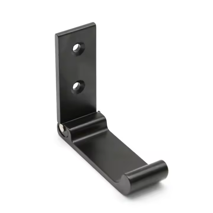 5 Piezas Ganchos Plegables Pared, Ganchos Soporte Plegables para Abrigos, Ganchos Colgador Aluminio Plegable para Auriculares, Hogar, Abrigo, Sala de Estar, Puerta de Pared, Cocina - 1
