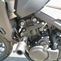 Protector De Marco Para Motocicleta Apulia Tuono 660/Factory 2021-2023 Almohadillas De Choque De Engrosamiento De Eje Y Estator De Motor Material De Nylon Fibra Y Aluminio - details 5