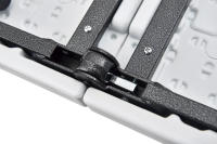Cofan Mesa Plegable Rectangular con bloqueo de seguridad | Color: Blanco | Medidas desplegada: 180 x 70 x 72 cm - details 3