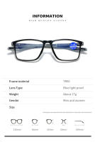 Gafas De Lectura Ultraligera TR90 Para Hombres Y Mujeres Antirreflejo De Luz Azul Espectaculares Deportivas Para Computadora 0 +1.0 a +4.0 - details 7