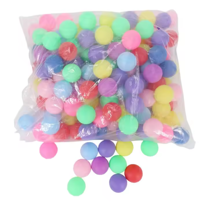 150 piezas/paquete de pelotas de ping pong de colores de 40 mm, pelotas de tenis de mesa de entretenimiento, colores mezclados, Beer Pong Ba - 1