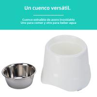 Tazón De Alimentos De Acero Inoxidable Para Perros De Altura Alta 1PC Apto Para Mascotas Altas Pequeñas Y Medianas - details 6