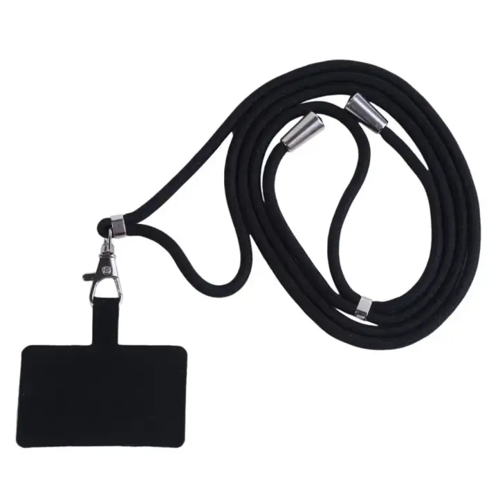 Correa De Cuello Ajustable Y Desmontable Lanyard Para Teléfono Compatible Con Ganchillo Y Colgante Con Tarjeta Para Llaves De Móvil Unisex Material De Poliéster - 1