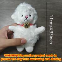 Juguete De Peluche Para Perros De Tamaño Pequeño Y Medio Con Campana De Oveja Furry Interactivo Para Aliviar La Aburrición - details 4