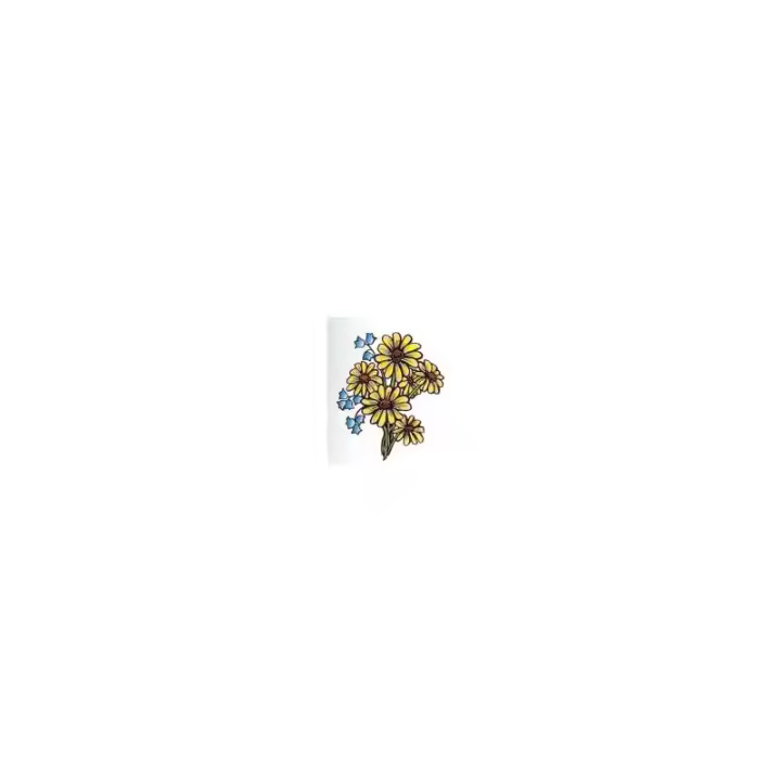Artemio                             SELLO DE CAUCHO FLORES 30 x 25 mm APROX. - 1