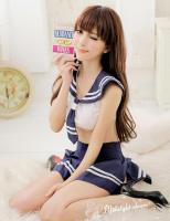 Lencería Sexy Colegialas Cosplay Traje de Marinero   MARCA GENERICA - details 1