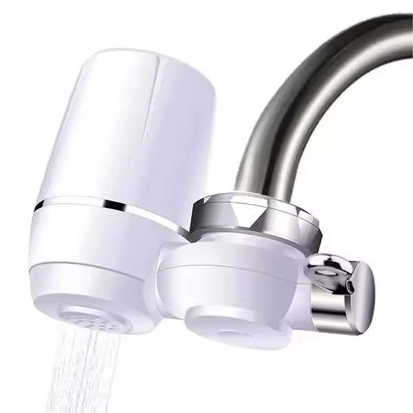 Filtro purificador de agua, para grifo, con 7 capas, sistema de filtración ,elimina las impuridades , purificador del agua de salida dual ,montaje grifo - 1