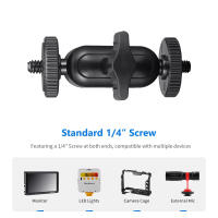 Magic Arm Con Cabezas De Bola Doble Extensión De 360° Con Tornillo 1/4'' Montaje Para Cámara Gopro DSLR Monitor Luz De Video Micrófono Trípode Accesorio Fotografía Universal - details 2