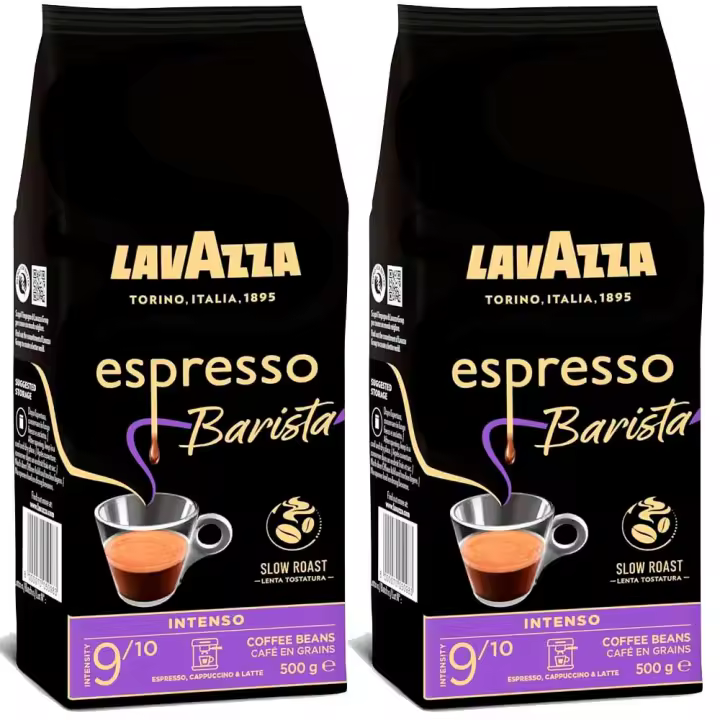 Lavazza Espresso Barista  Intenso en Grano 2 bolsas de 500 gr - 1