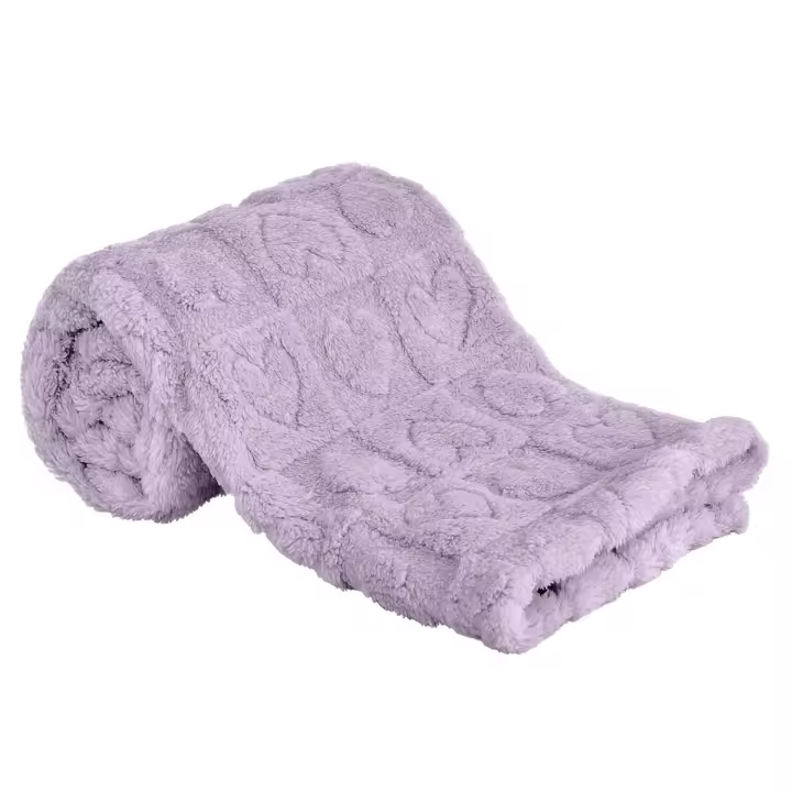 Manta gruesa para bebé, de franela jacquard de color puro, de felpa para niños, suave manta de coral polar para bebé - 1