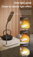 Lámpara De Escritorio LED Con Cargador Inalámbrico Y Puerto USB Luz Nocturna Para Cama Toque Dimmer Protección Para Los Ojos Para Juego Lectura En Casa - details 3