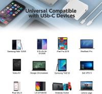 FGNS.Cargador USB C 61W con cable USB C a CUSB C 2M compatible para que tienen un puerto de carga tipo C. Adaptador de Corriente compatible para MAC Air/ Pro puerto de carga tipo C PC Portatil - details 2