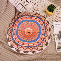 Cojín Redondo Vintage Para Silla Estilo Bohemio Retro Étnico Tapete Tatami Para Rincón De Ventana Almohada Colchoneta De Piso - details 4