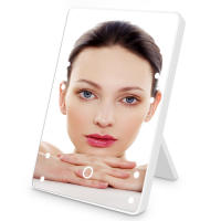 16 LEDs Makeup Mirror with LED Touch Adjustable Light Cosmetic Mirror Illuminated Vanity Mirror Espejo De Maquillaje De Mesa - details 1
