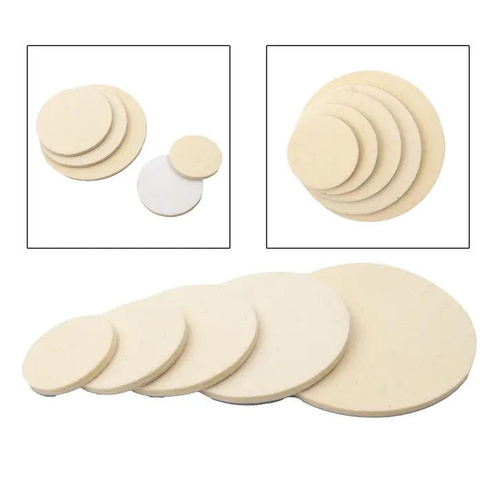 2pc Polishing Pads De Lana Fina Para Herramientas Eléctricas Piezas De Polvo Para Automóviles Muebles Vidrio Porcelana Mármol - 1