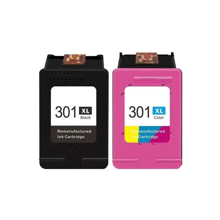 Cartuchos de tinta 301XL Cartuchos de tinta para HP 301 XL 1Negro Y 1Color  para HP Deskjet 1000 1010 1050 1050A 1510 2050 2050A 2540 （1Negro Y 1Color ） - 1