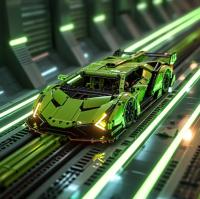 Bloques De Construcción Técnicas Bugatti Y Lamborghini Modelo De Carrera De Alta Velocidad Juguetes Para Niños Regalos Para Niños - details 8