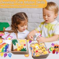 Libro de actividades Montessori para niños de 1 a 3 años,actividades de aprendizaje preescolar,regalo de juguete educativo - details 2