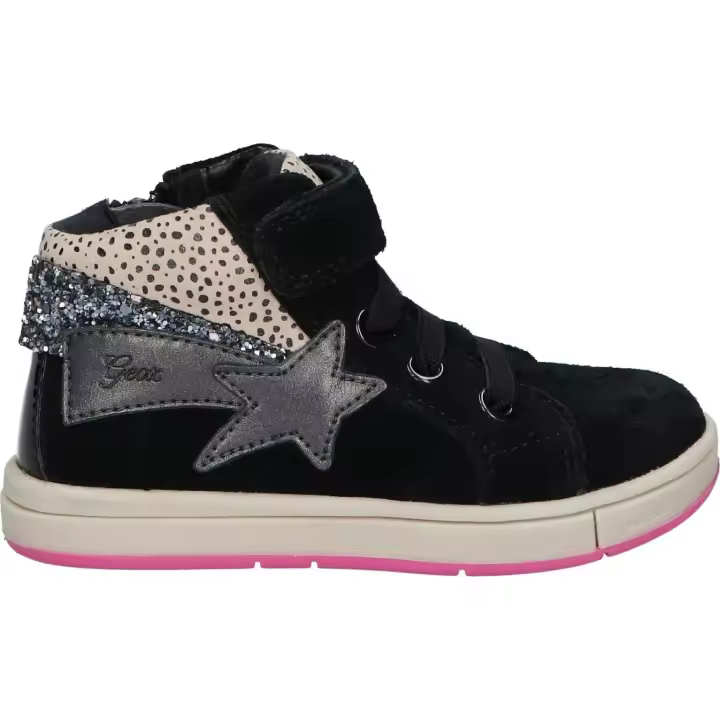 Deportivas de Niña geox B164AC 022NF B TROTTOLA GIRL C0922 BLACK-FUCHSIA - 1