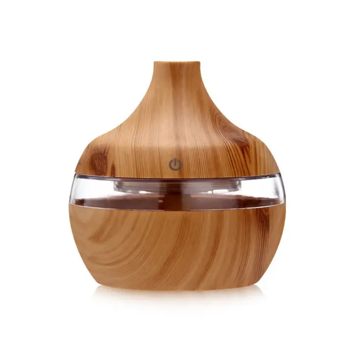 Difusor de Aceites Esenciales, Difusor de Aromas y Esencias 300ml, Humidificador con Aceites Esenciales, 7 Colores Distintos, Ambientadores de Hogar, Humidificador de Aromas Cable USB. - 1