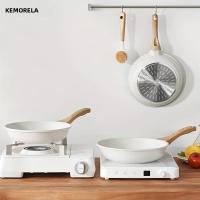 KEMORELA Sartén Antiadherente Con Recubrimiento De Granito Resistente Al Calor Manija Inducción Compatible 20/24/28cm 1PCS - details 6