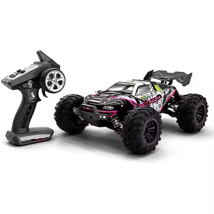 Remote Control Car,80kmh 1:16 Scale Fast Rc Truck For Adults Kids,4wd Off Road Racing Buggy With Led For Boy(SC) - 1