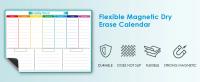 Calendario Magnético A3 Tamaño Semanal Y Mensual En Español Francés Inglés Pizarra Blanca Seca Adhesivo Para Nevera - details 5