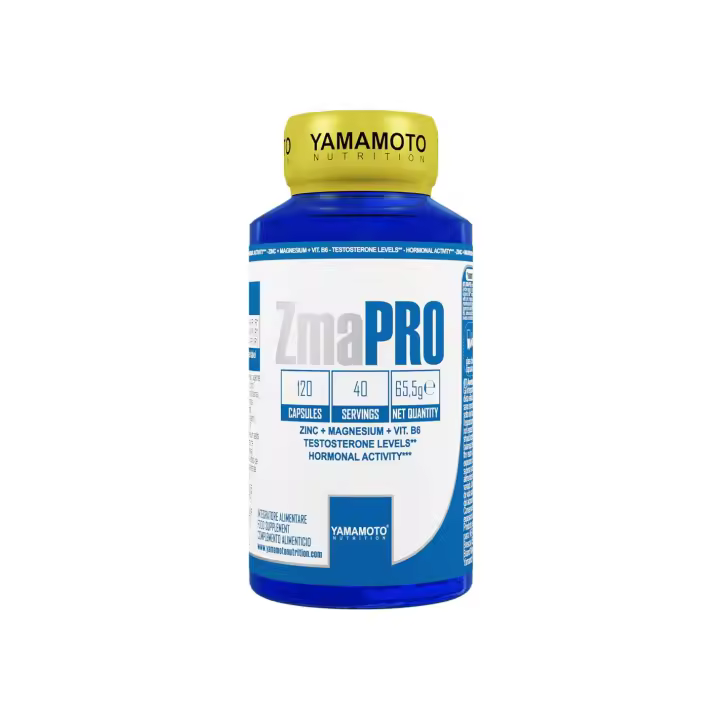 Yamamoto Nutrition ZMA Pro 120 Cápsulas - Zinc, Magnesio y Vitamina B6 - Potencia la Actividad Hormonal - 1