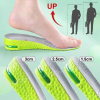 Plantillas para aumentar la altura de 1,5/2,5/3 cm con amortiguación de aire y absorción de impactos, suaves y transpirables para hombres y mujeres. - details 2