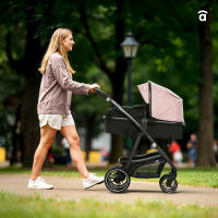 Asalvo Trío Convertible Two+ 2 | Carrito de Bebé Evolutivo 3 en 1, Capazo, Silla de Paseo y Auto, Desde Recién Nacido hasta 22 kg, Plegado Fácil - details 0