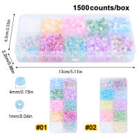 Set De 1 Bag De 4mm Cuentas De Vidrio Para Ojos De Gato Para Fabricación De Joyas Regalo De Cumpleaños DIY Manualidades - details 3