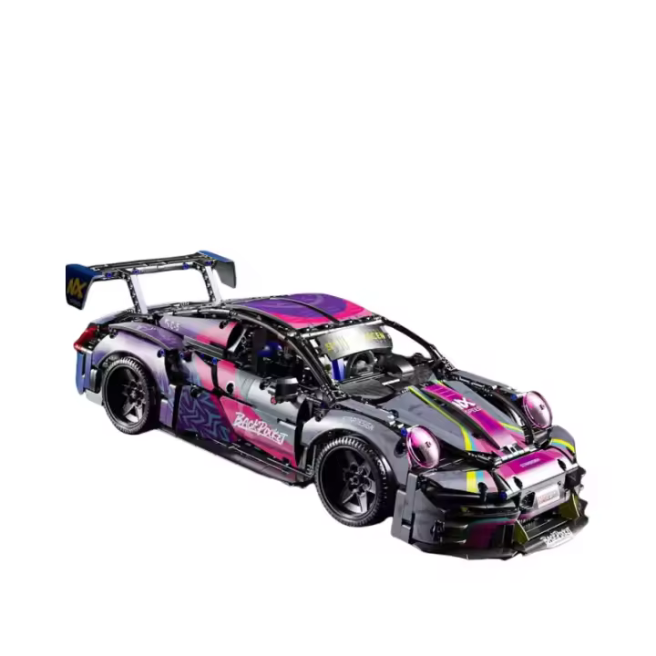 Nueva Carrera Mécanica De Deportes Cyberpunk Con Control Remoto Bloques De Construcción 1611PCS Juguete Para Adultos Y Niños Regalo De Cumpleaños Y Navidad - 1