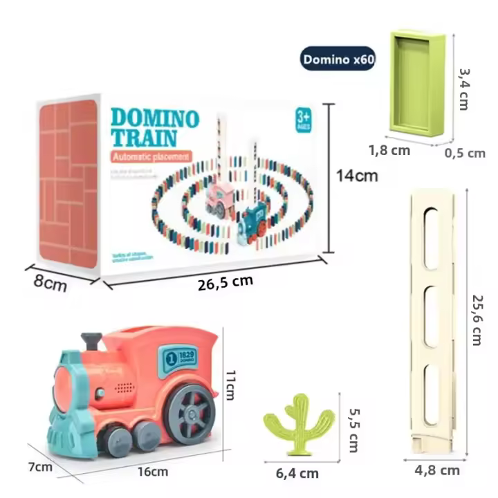Juego Educativo De Torreón De Dominó Con Luz Y Sonido Para Niños Autoarmado Bloques Colores Juguetes DIY De Construcción - 1