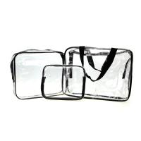3-pack bolsa de aseo transparente bolsa de maquillaje transparente - details 4