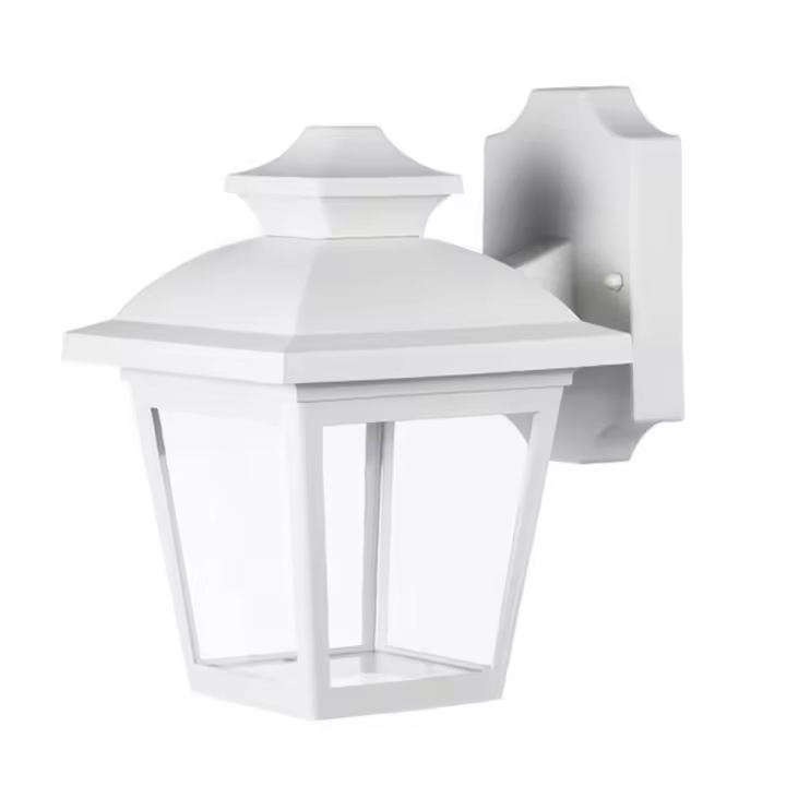 FABRILAMP Aplique Exterior Maca Blanco Policarbonato 24,5x17x22,3 Cm - 1