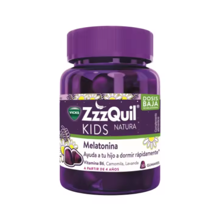 ZzzQuil Natura Kids 30 Gummies Sabor Frutos Del Bosque - 1