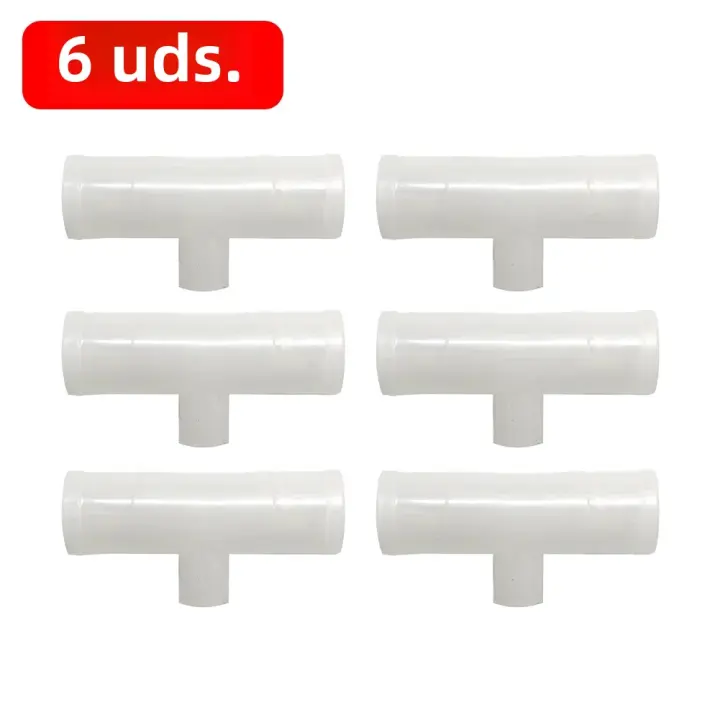 Conector De Tee Para Bebederos Y Bebedoras Automáticos De Plástico PVC Para Pollos Y Pájaros 20/25mm Set De 30-6 Piezas - 1