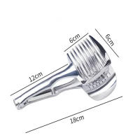Cortador De Frutas Mano Portátil De Acero Inoxidable Para Naranja Limón Tomate Cebolla Herramienta De Cocina Cortador De Accesorios - details 4