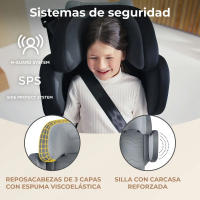 Kinderkraft XPAND2 I-Size, Silla de Coche Grupo 2/3, Reforzada, de 15 a 36 Kg - details 2