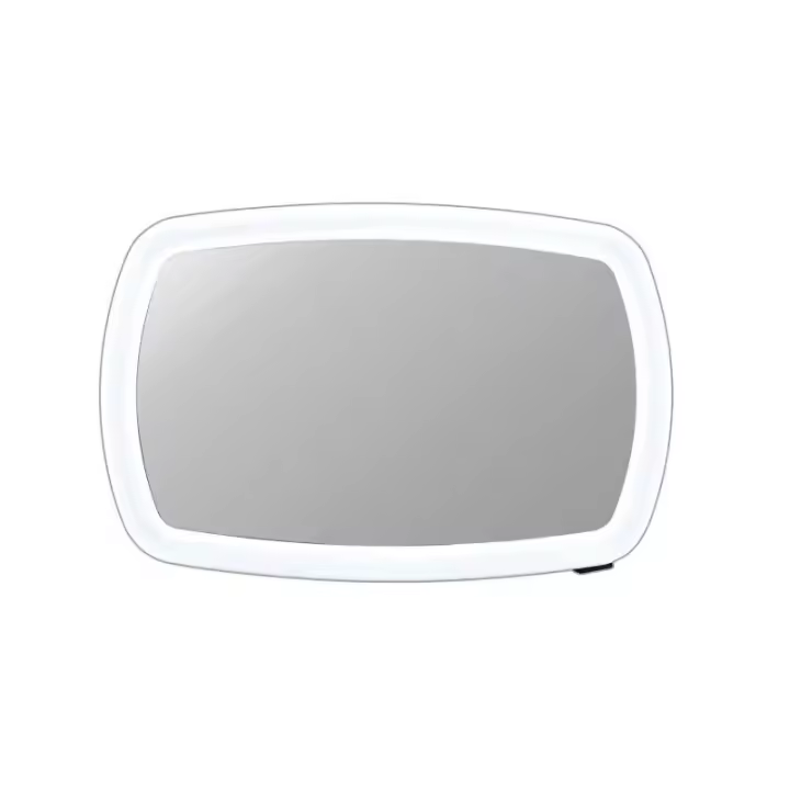 Asalvo Espejo Retrovisor con Luz LED para Coche - Iluminación Suave y Eficiente para una Visibilidad Óptima en Todo Momento, con Rotación de 360º, Gran Ángulo de Visión y Fácil Instalación para Mayor Seguridad y Comodidad en la Conducción - 1