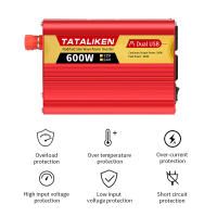 Inversor De Energía Portátil Para Coche TATALIKEN Brazil Socket DC 12V/24V a AC 110V/220V 600W/1500W/2000W/2500W Accesorios De Auto - details 3