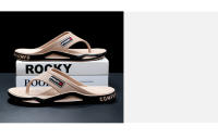 Zapatillas De Verano Para Hombres Estilo Hong Kong Cómodas Y Modernas Sandalias De Playa Con Dedos Descubiertos Para Uso Exterior Parejas - details 2